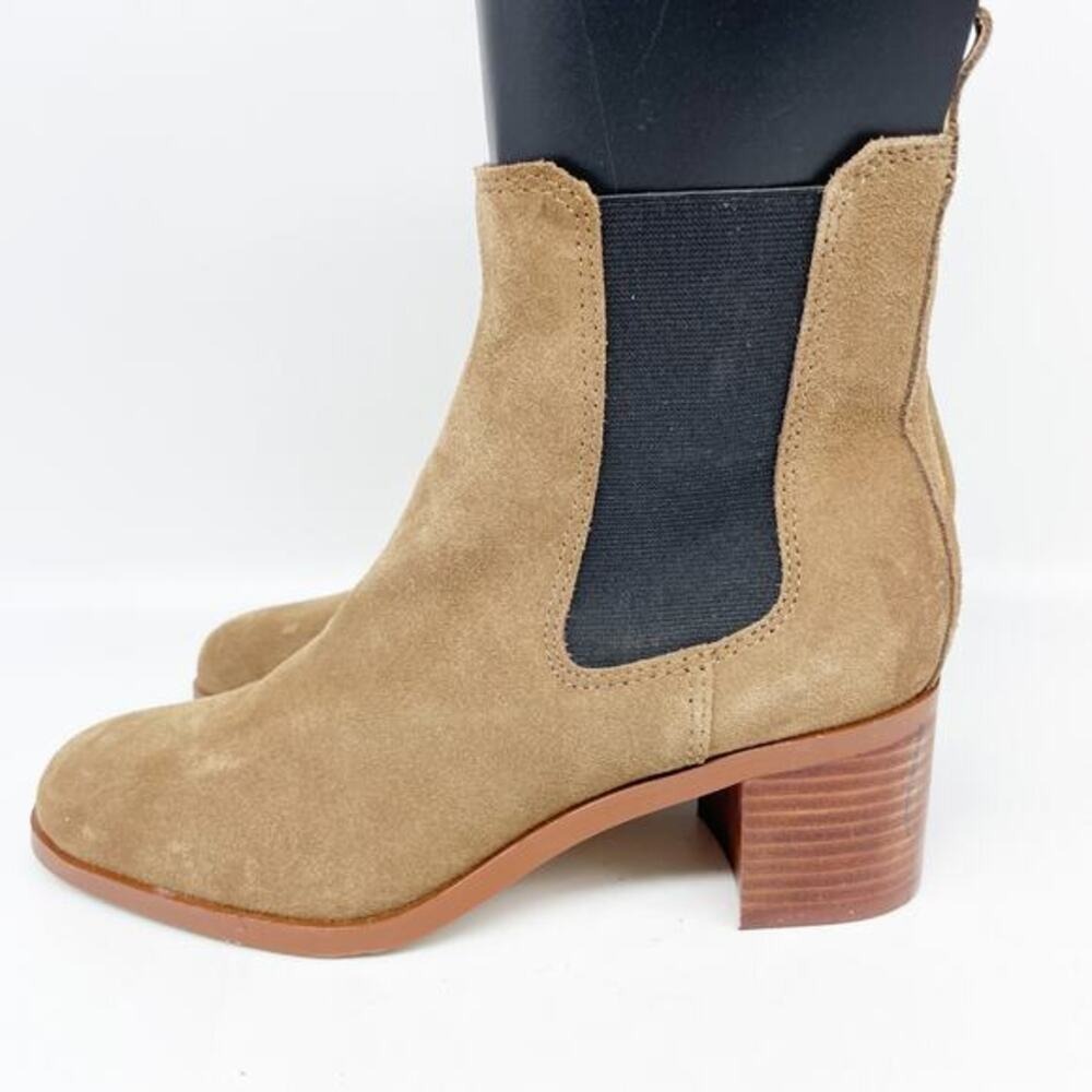 Steve Madden Women's Rhiannon Chelsea Boot Cognac Suede Size 7M - Picture 5 of 13